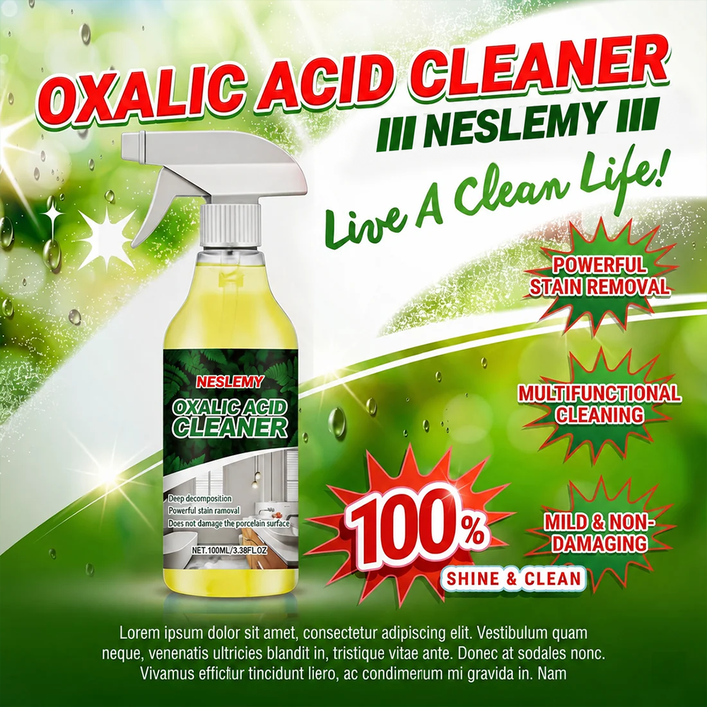 NESLEMY🔥Bathroom Cleaner for Tough Toilet & Sink Stains