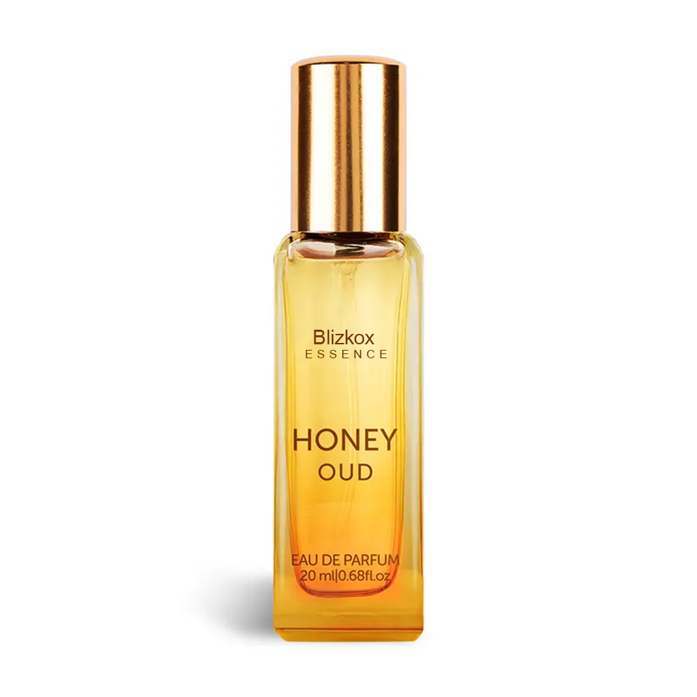 Honey Oud Perfume – Long Lasting Sweet Vanilla Oud Fragrance, Warm Amber Scent, Mini Eau de Parfum Spray 20ml