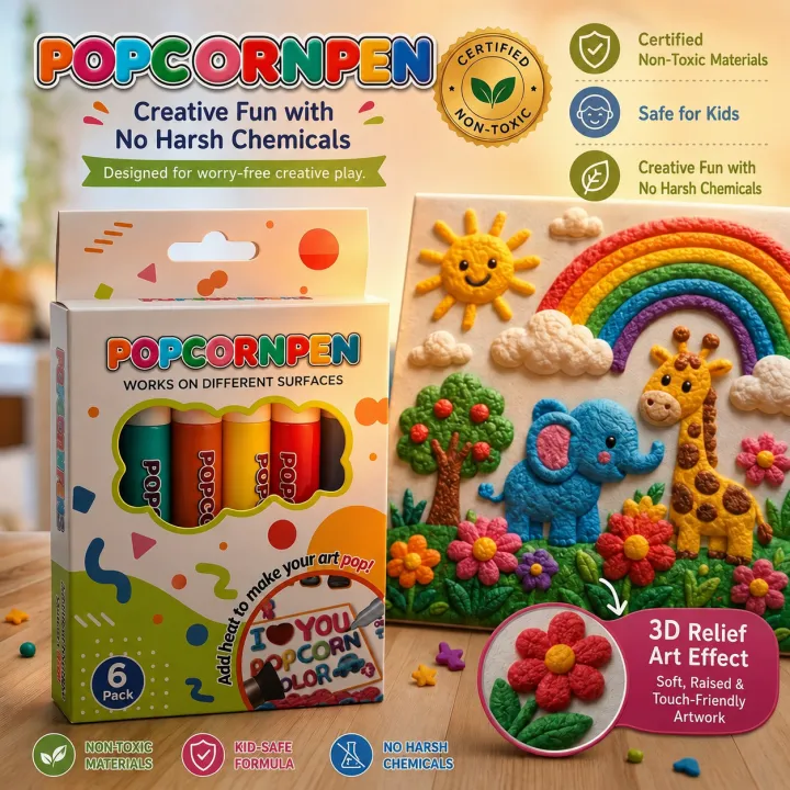🔥Last Day Promotion 50% OFF 🖍️3D Relief Art Pen – Turn Flat Drawings Into Touchable 3D Art🪄