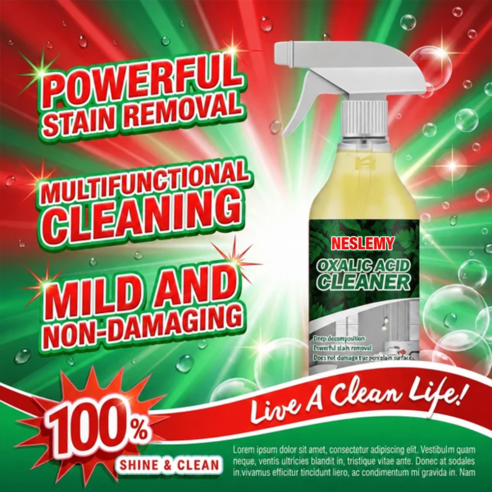NESLEMY🔥Bathroom Cleaner for Tough Toilet & Sink Stains