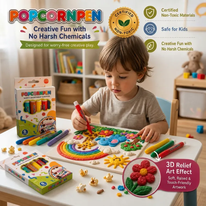🔥Last Day Promotion 50% OFF 🖍️3D Relief Art Pen – Turn Flat Drawings Into Touchable 3D Art🪄