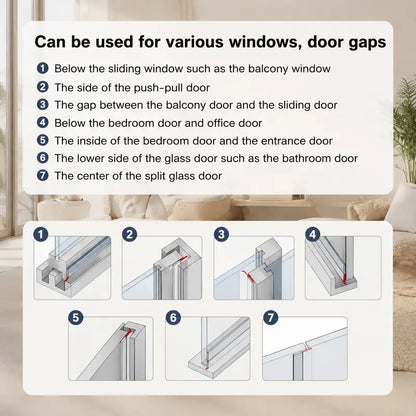 𝟒𝟗% 𝐎𝐅𝐅 𝐅𝐥𝐚𝐬𝐡 𝐒𝐚𝐥𝐞!:32.8FT × 1.38IN Self-Adhesive Weather Seal Strip – Block Drafts, Dust & Gaps