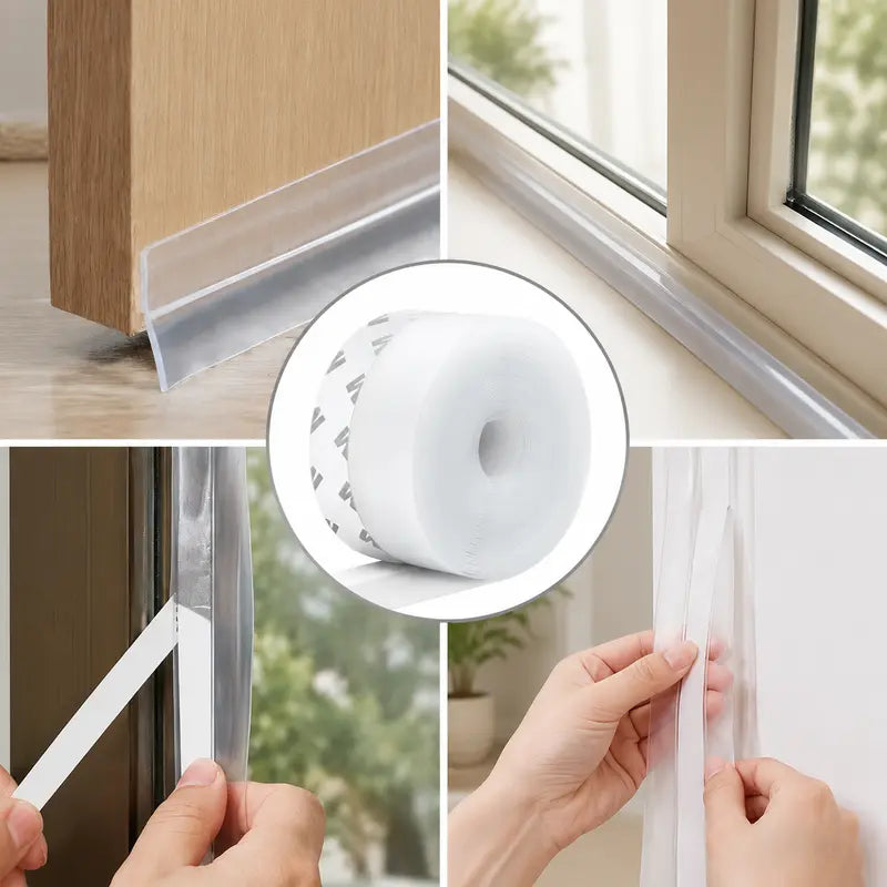 𝟒𝟗% 𝐎𝐅𝐅 𝐅𝐥𝐚𝐬𝐡 𝐒𝐚𝐥𝐞!:32.8FT × 1.38IN Self-Adhesive Weather Seal Strip – Block Drafts, Dust & Gaps