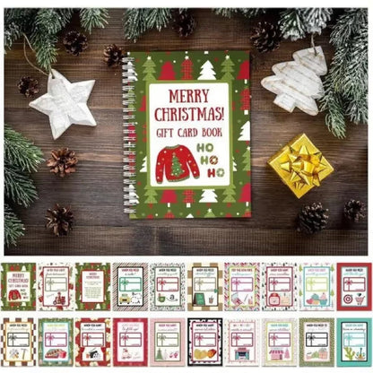 🎄📚Christmas Gift Card Book - 🎁Surprises On Every Page📚Hardcover & Durability Line